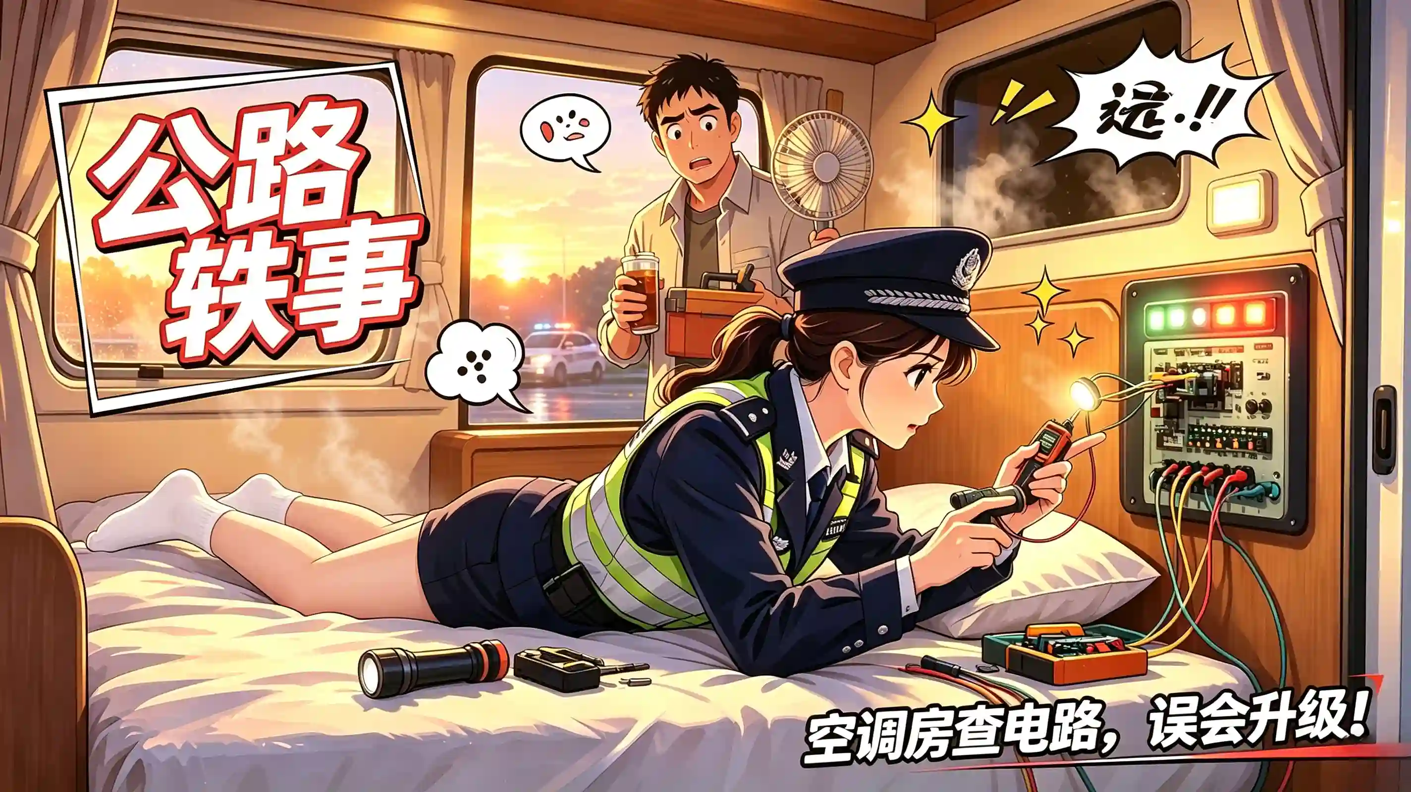 公路轶事 钱给得够多，巡警小姐就会接受我的足底按摩！-TK乐影