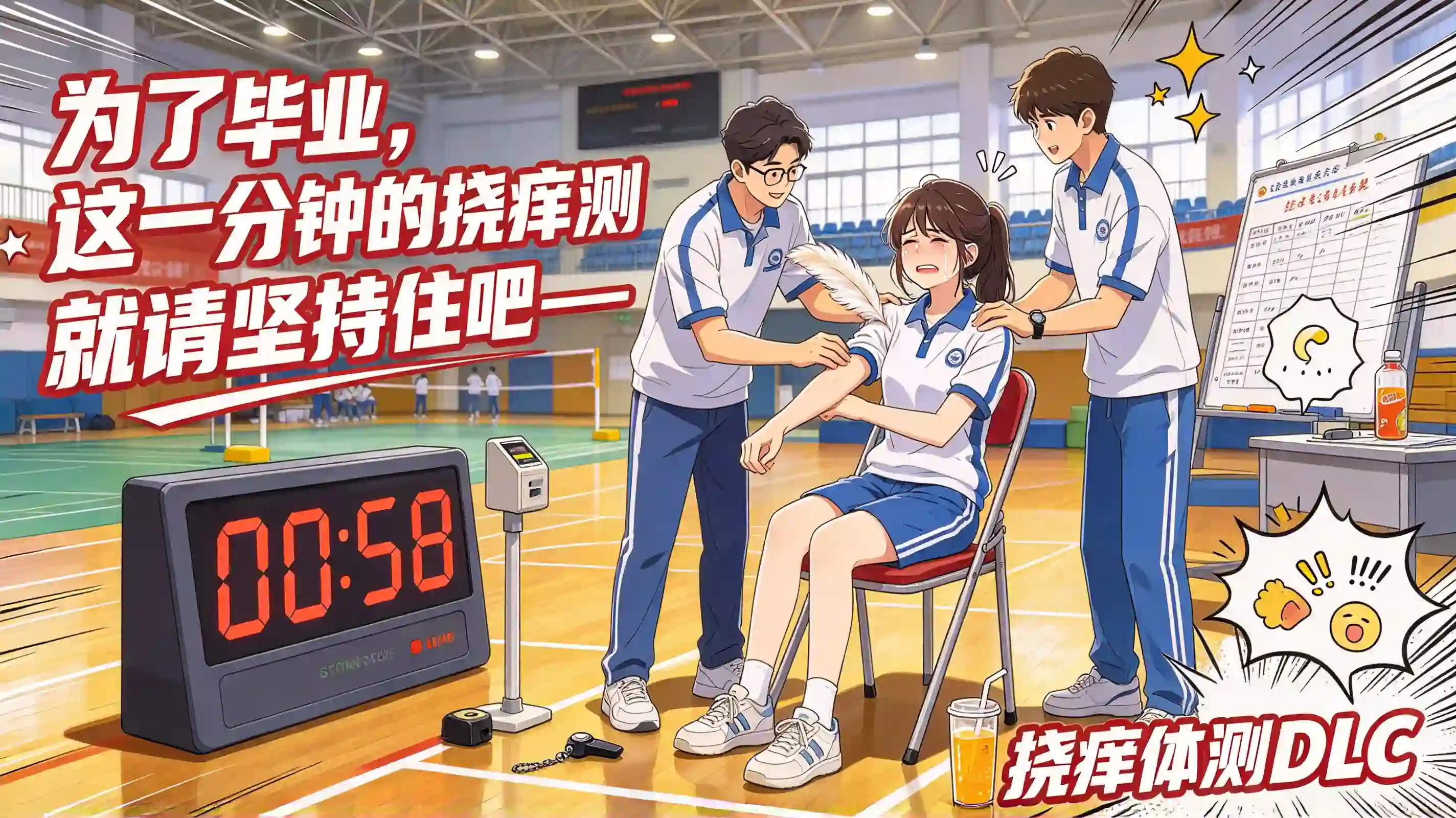为了毕业，这一分钟的挠痒体测就请坚持住吧——挠痒体测DLC-TK乐影