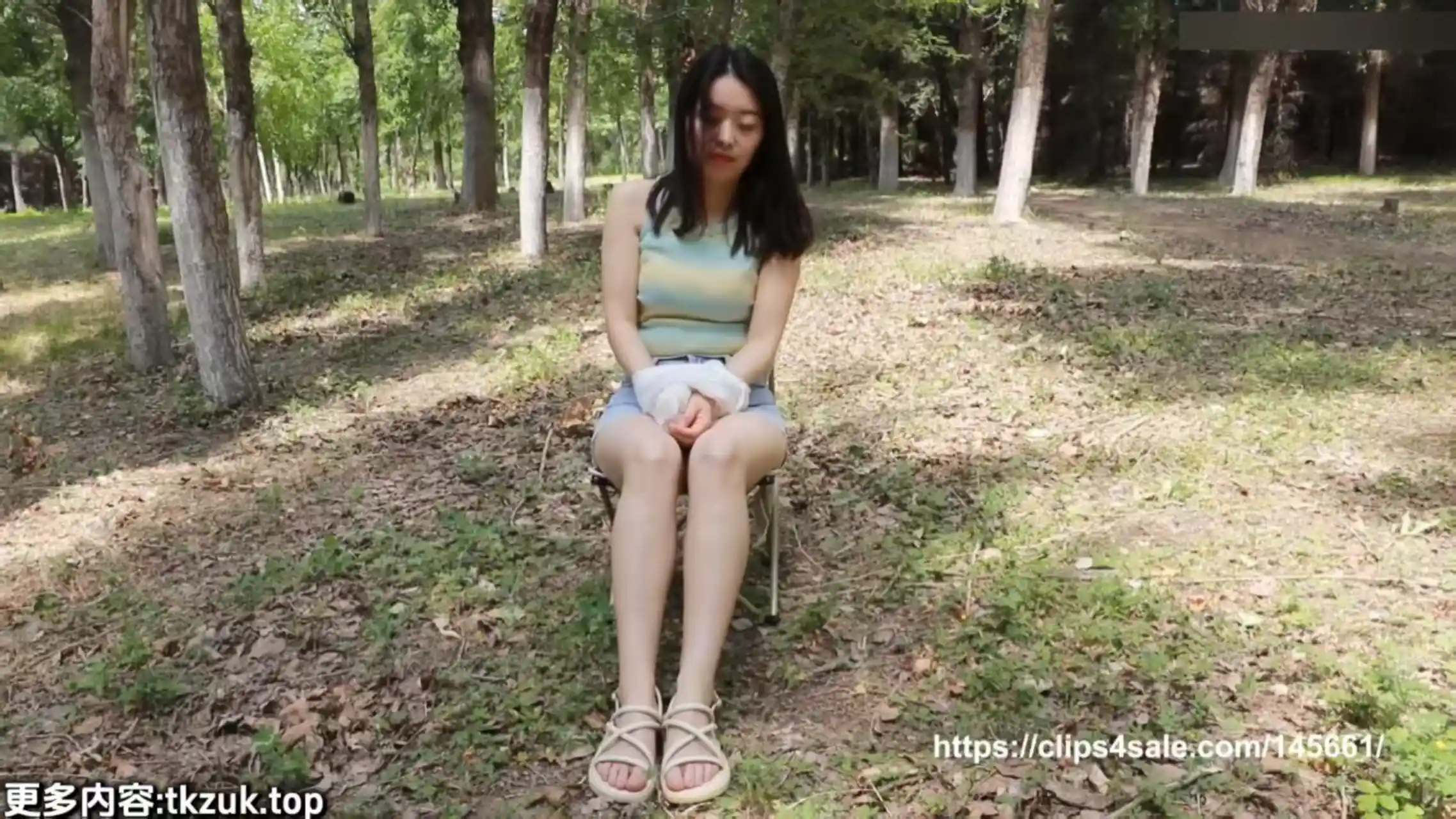 CGBF 系列！Girl was attacked and tickled in the forest-TK乐影