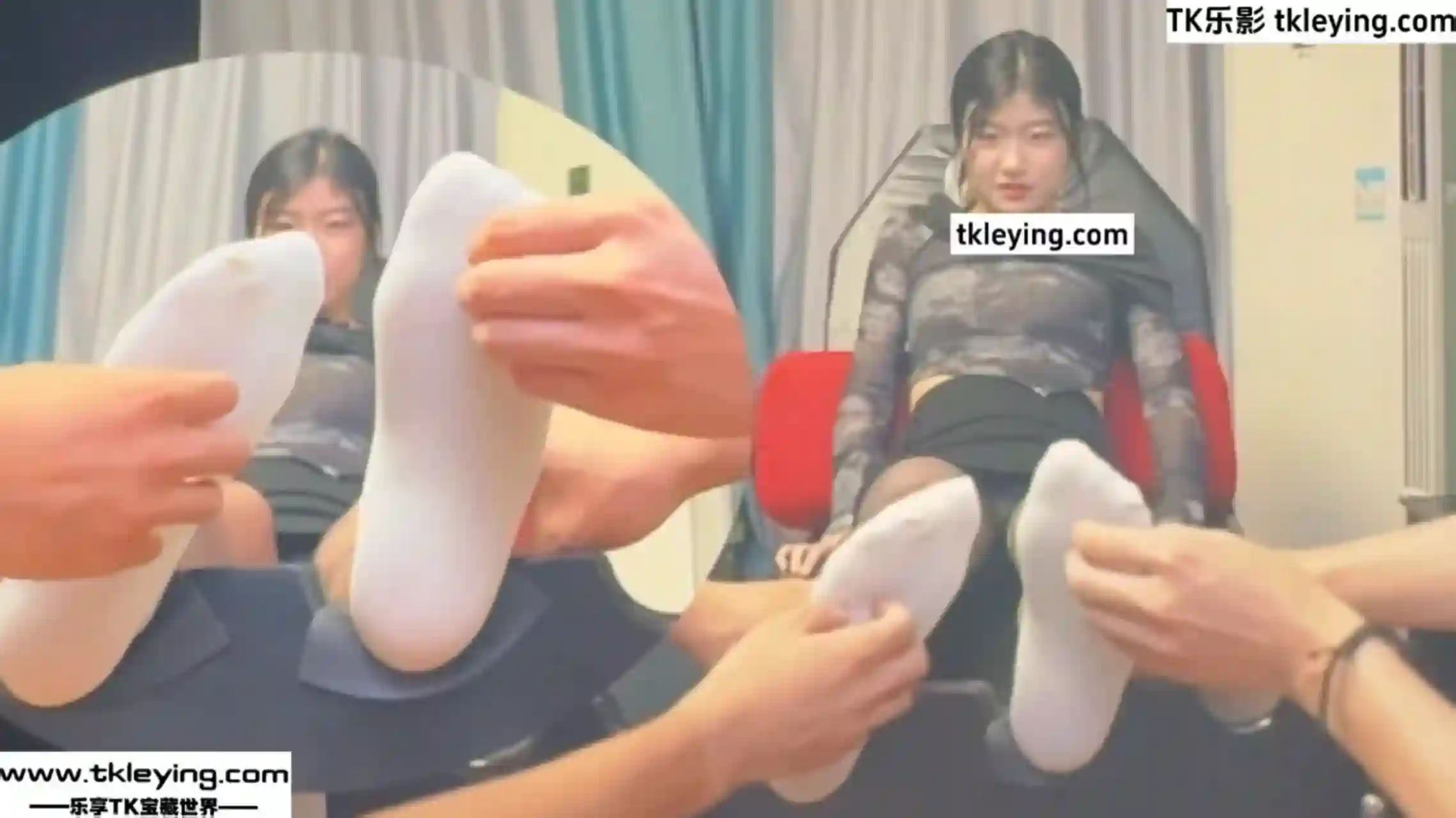 【推特大王】脚底软嫩的害羞妹妹-TK乐影