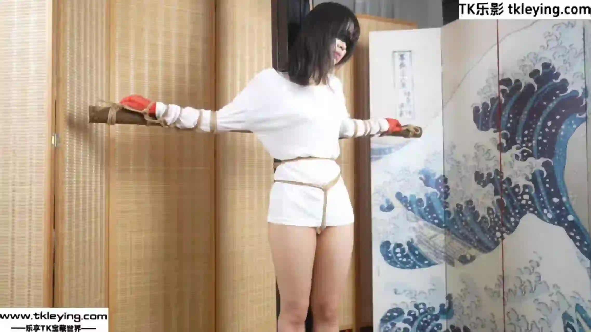 象人 纯白长衣捆绑被挠-TK乐影